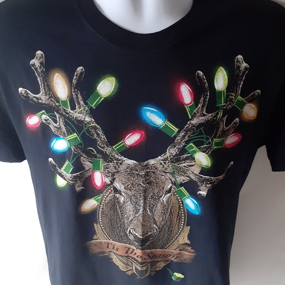 Tis the season men's holiday short sleeve t-shirt - Picture 3 of 8